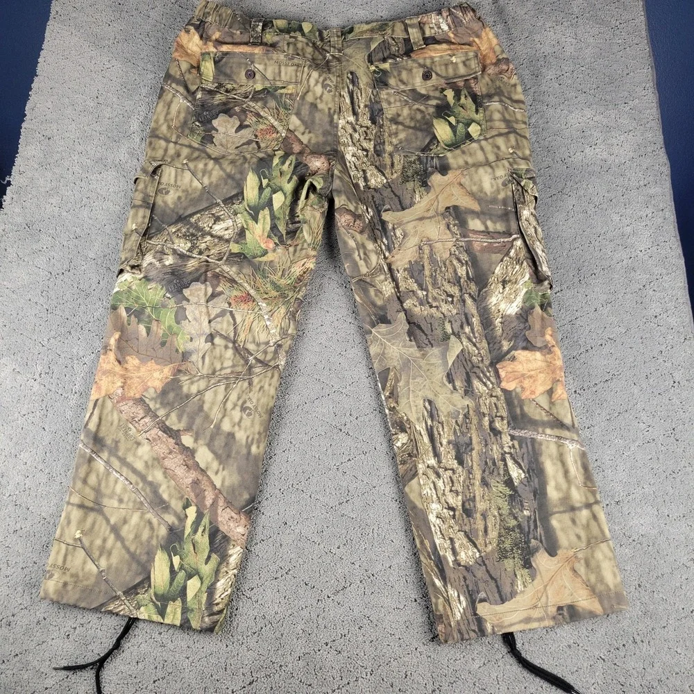 Mossy Oak Pants Mens 2XL Camo Breakup Country Straight Leg Hunting Outdoors